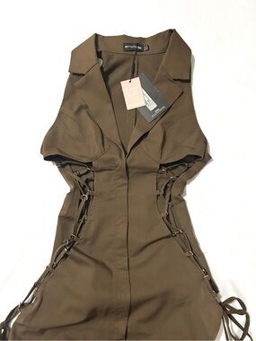 plus gold cowl neck ruched side bodycon dress TFNC slinky cowl neck ruched backless ruched detail maxi dress in cream